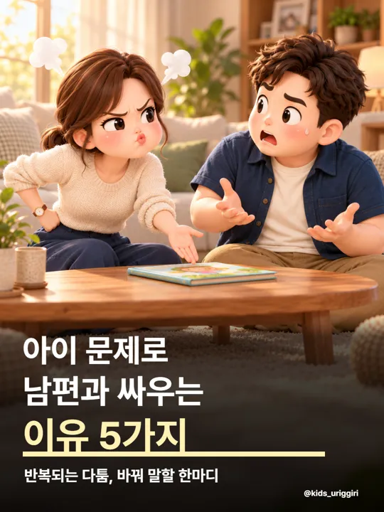 공감형 육아 카드뉴스 표지
